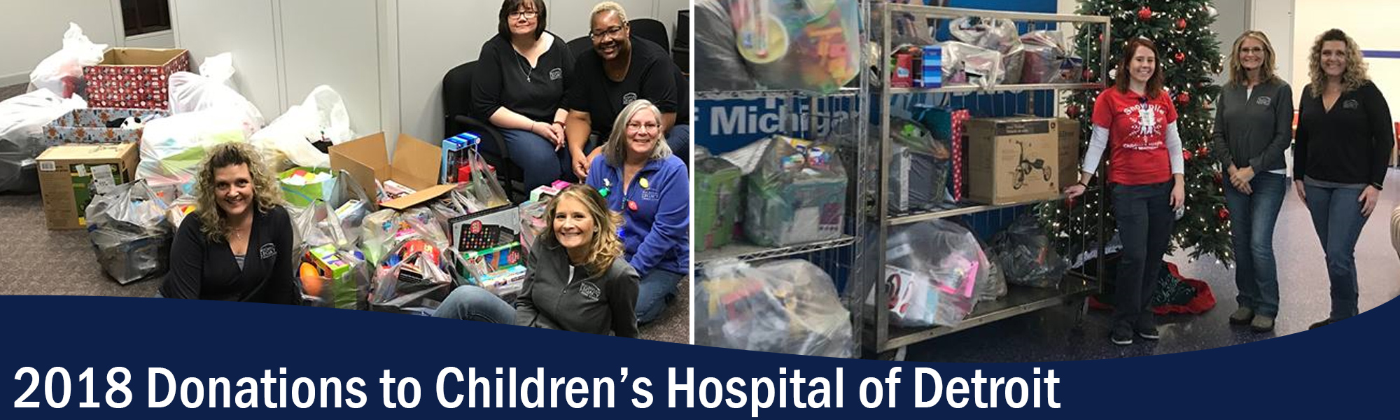 2018 Donations to Children's Hospital of Detroit