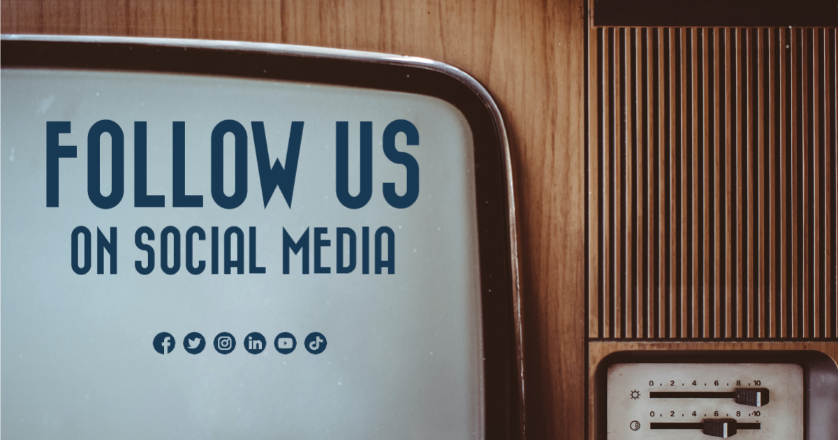 Follow Us On Social Media